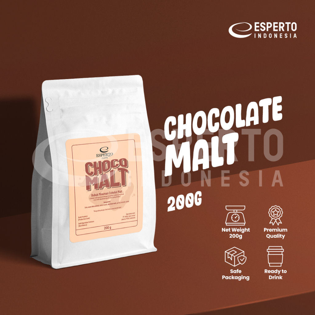 

Esperto - Esperto Caffe Chocolate Malt - Premium Powder 200 gram