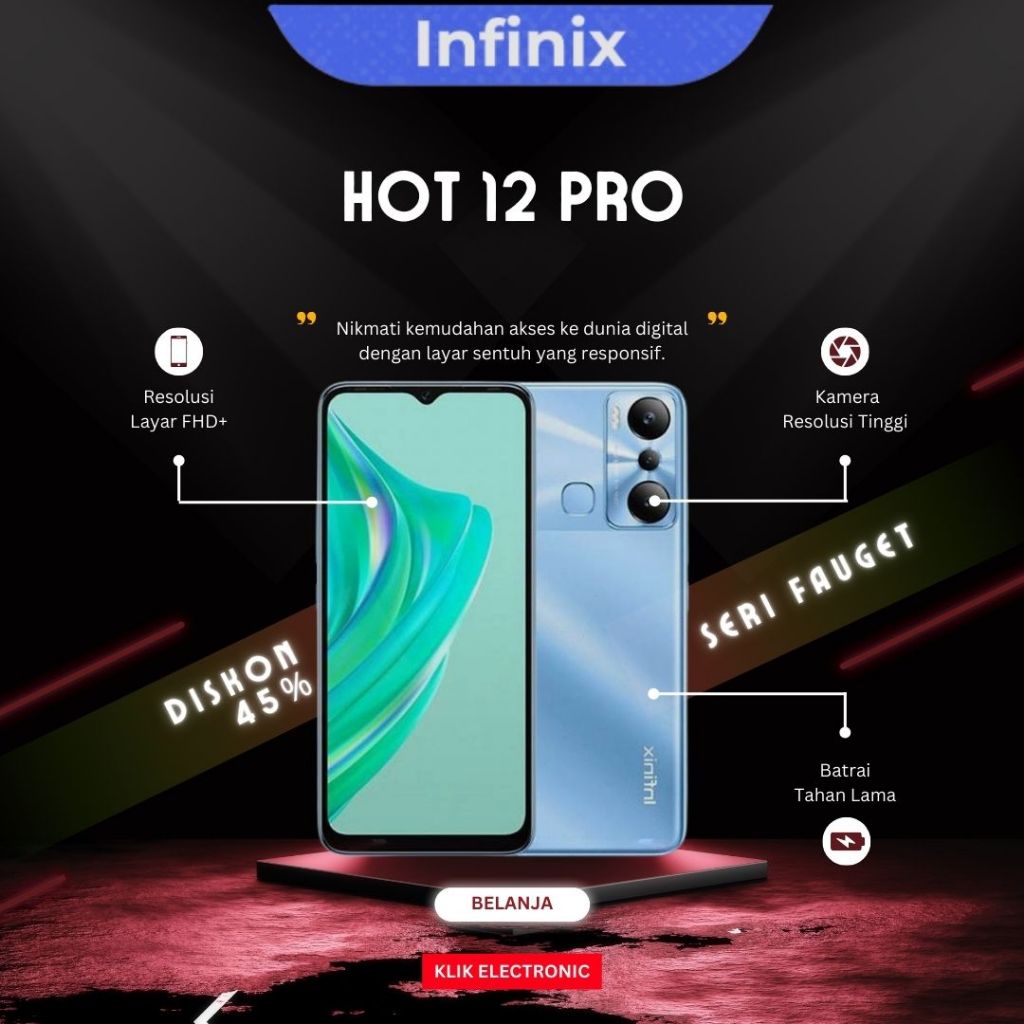 TERLARIS INFINIX HOT 12 PRO 8GB - 128 GB