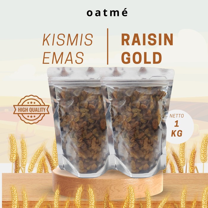 

Golden Raisin Kismis Emas Organik 500 Gram 1 KG