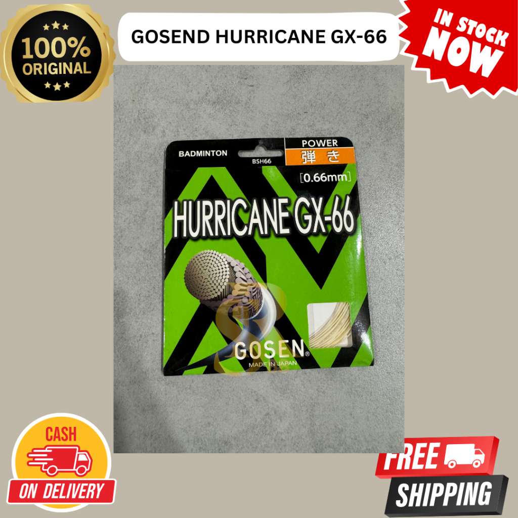 Senar Raket Badminton Gosen Hurricane 66 / Gosen Hurricane66 Original