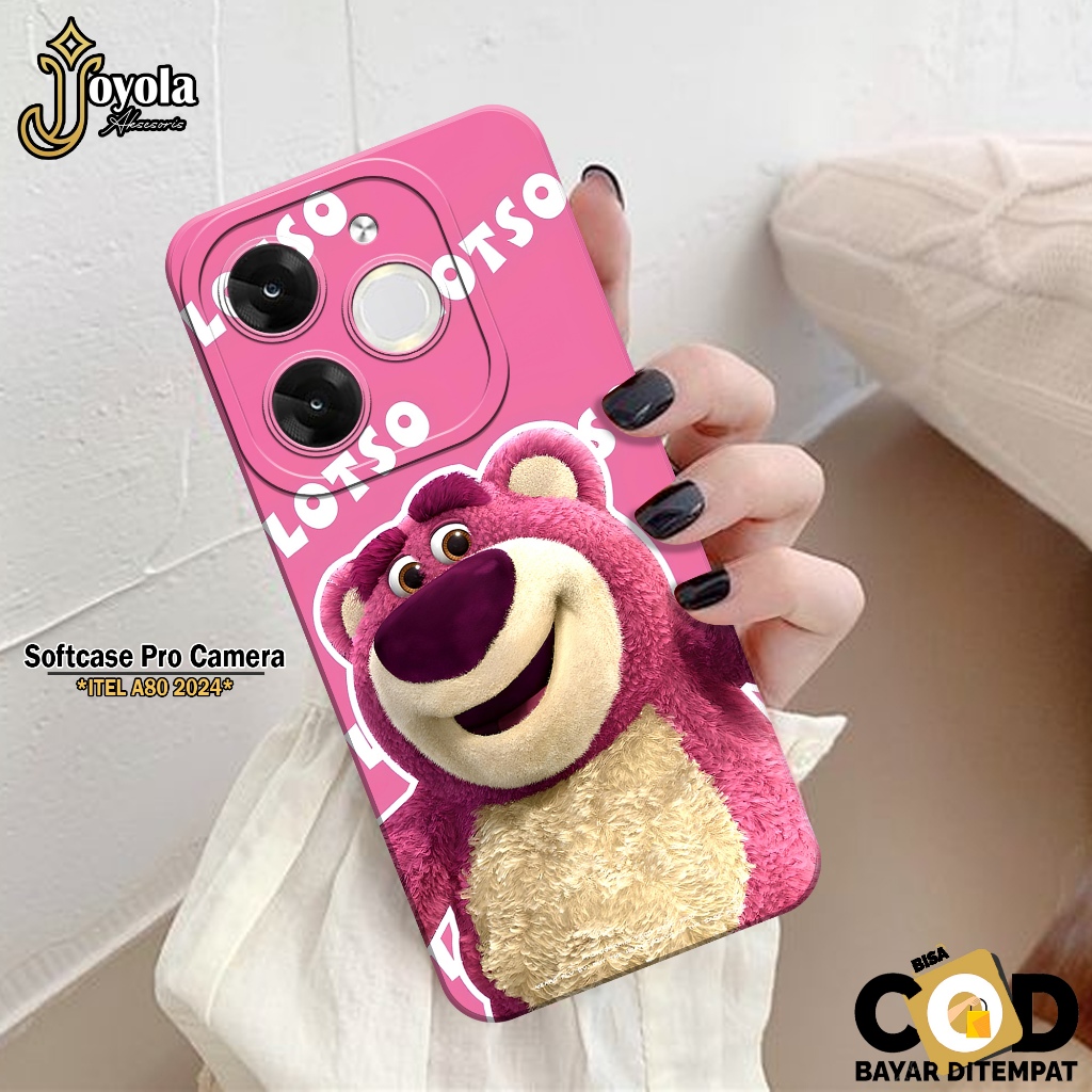 JOYOLA Case ITEL A80 2024 Terbaru - Fashion Case Kartun - Softcase ITEL A80 2024 - Pro Camera - Casi