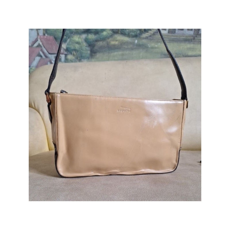 ESQUIRE Tas Bahu CakeP kulit asli SIMPLE PRELOVED