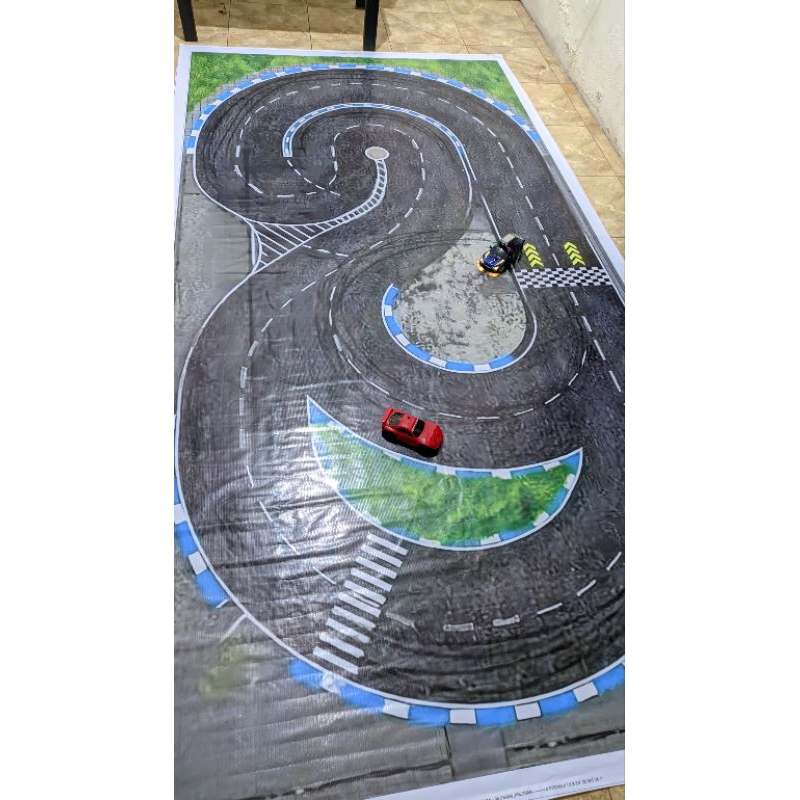 rc drift track trek lintasan 1/28 1:28 wltoys wpl not hotwheels