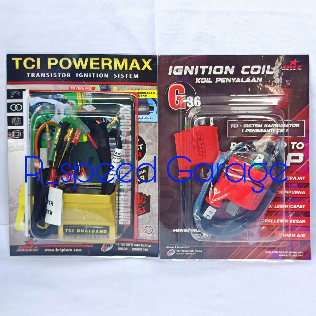 CDI TCI + KOIL G36 BRT POWERMAX DUALBAND KARISMA SUPRA X 125 KARBU KPH