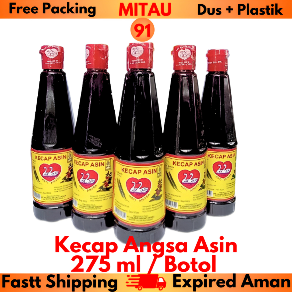 

Kecap Angsa Asin Istimewa Botol 275 ml / Botol Beli 24 Botol Lebih Murah