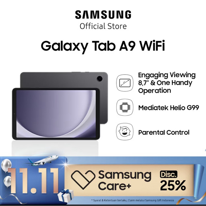 Tab A9 Samsung Wifi Only