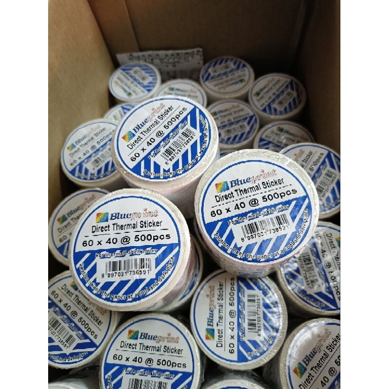 

Thermal stiker 60 × 40 isi 500pc