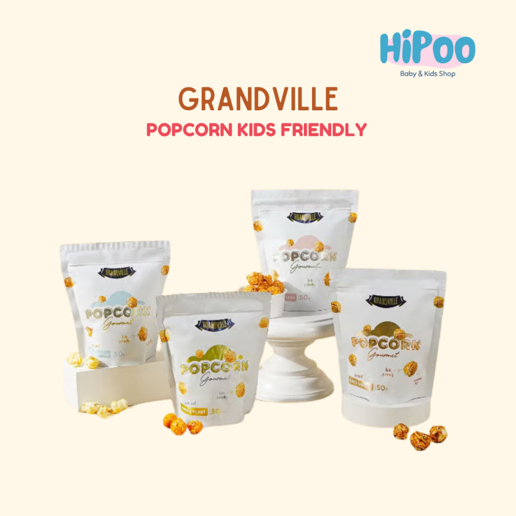 

Grandville Popcorn Gourmet Pack | Popcorn Kids Friendly | Snack Anak
