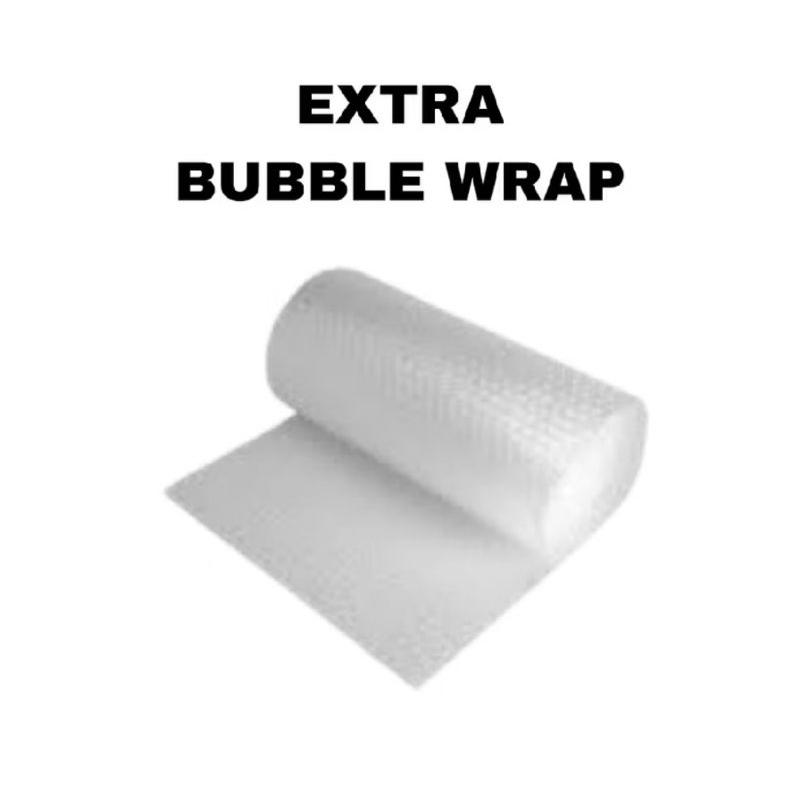 

Extra Bubble Wrab // tambahan packing agar lebih aman