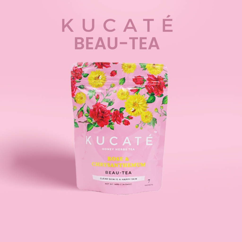 

KUCATE - Honey Herbs Tea Rose & Chrysanthemum - Minuman Teh Herbal Menjaga Kesehatan Kulit isi 7 Pcs