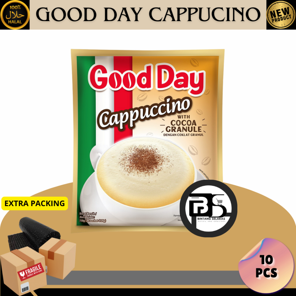 

GOOD DAY CAPPUCCINO RCG 10 PCS
