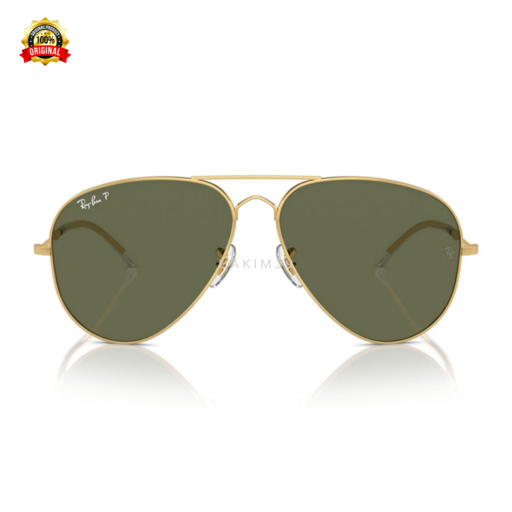 Kacamata Sunglasses / Sunglass Rayban Original Old Aviator Polarized RB 3825 001/58