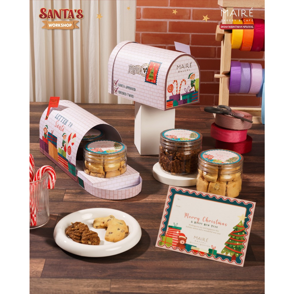 

[Christmas 2024] Hampers Mailbox cookies/kue kering Maire edisi natal 2024 MOHON BACA DESKRIPSI