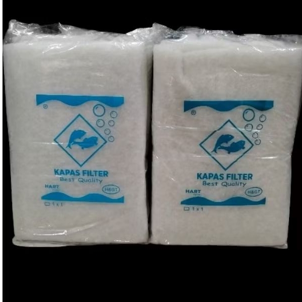 KAPAS DAKRON/KAPAS FILTER/BUSA FILTER AQUARIUM KOLAM 1x1meter