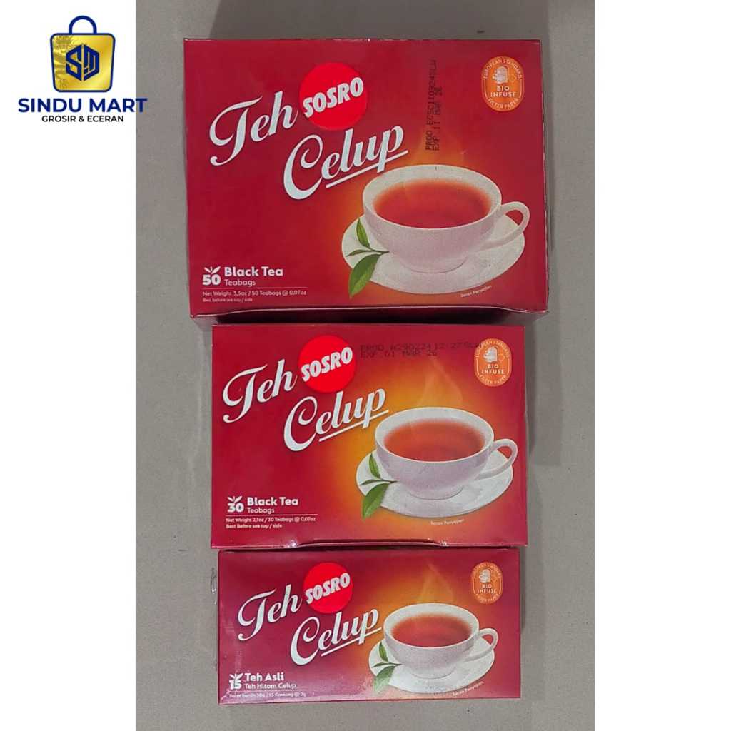 

Teh Celup Sosro black tea | Murah Shopee Sindumart