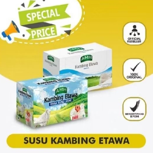 

AMH Susu kambing etawa untuk kesehatan tubuh