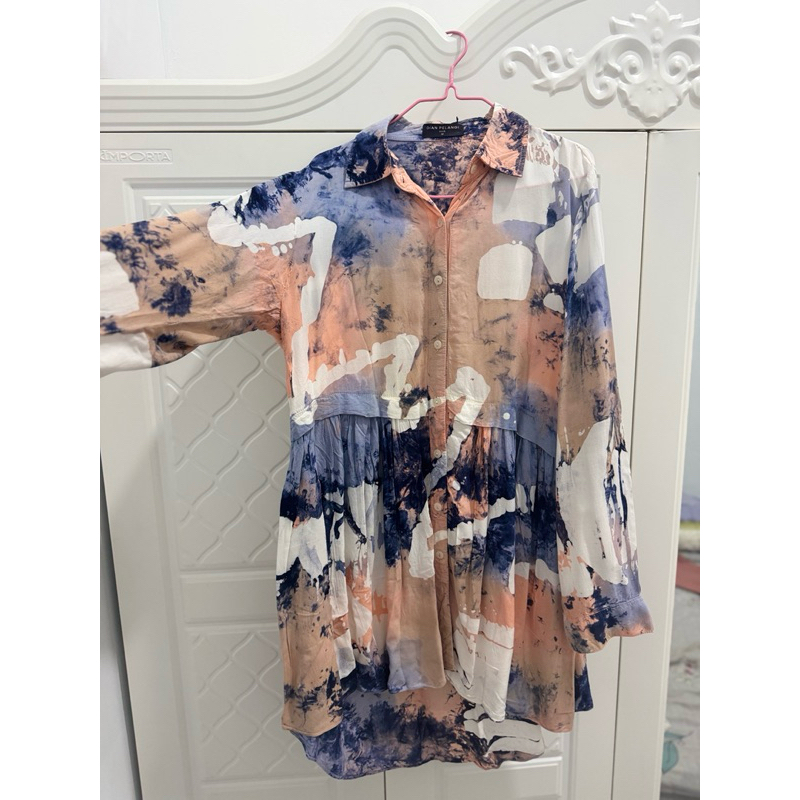 Dian Pelangi tunik tissue abstrak