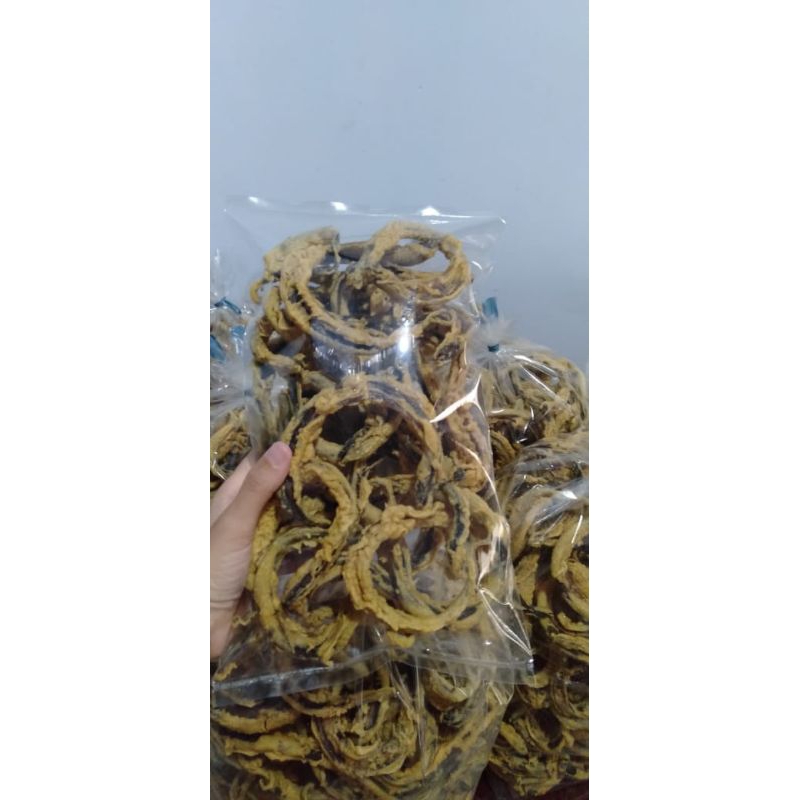 

Keripik Belut crispy renyah 120gram