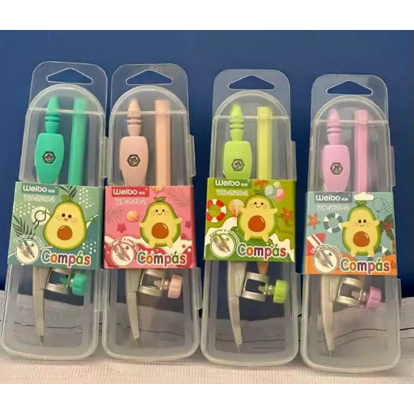 

Jangka Avocado sekolah mekanik pensil set lucu
