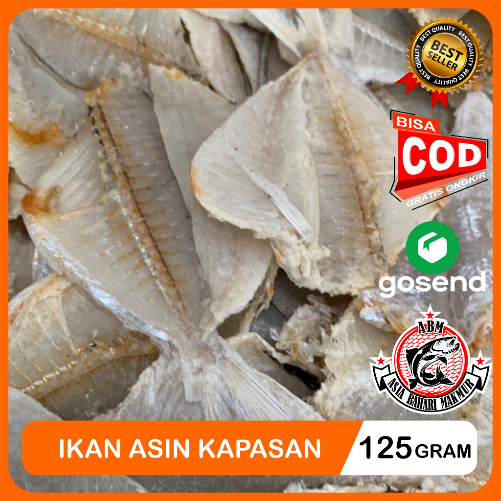 

RB Kapasan Ikan asin Kapasan Tulang Super Premium 125gr