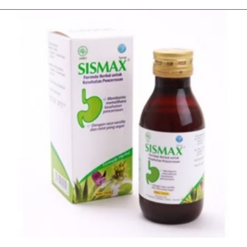 SISMAX SYRUP "120 ML" (SYRUP HERBAL UNTUK MAAG DAN ASAM LAMBUNG) 100% AMPUH