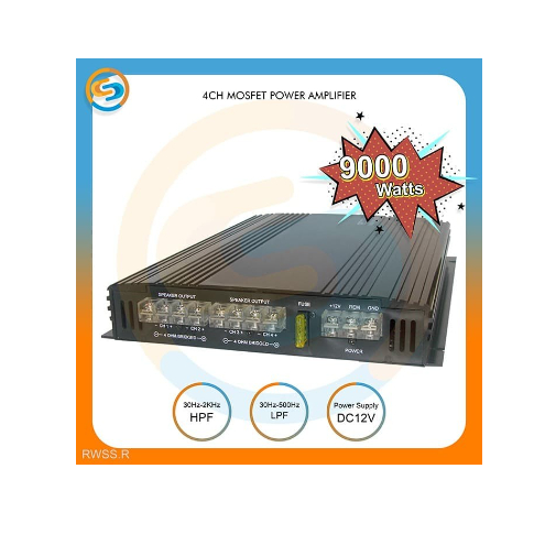 AMPLI 4CH MOSFET POWER AMPLIFIER 4 CHANNEL RWSS R
