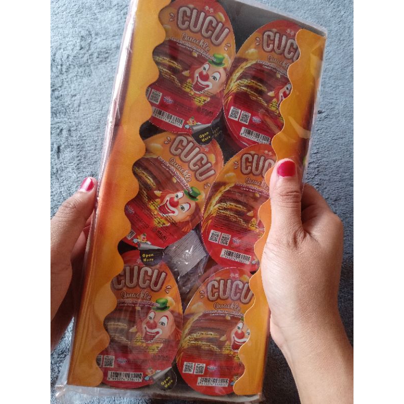 

Chocolate CUCU QUACKLE COKLAT 24PCSx15gr