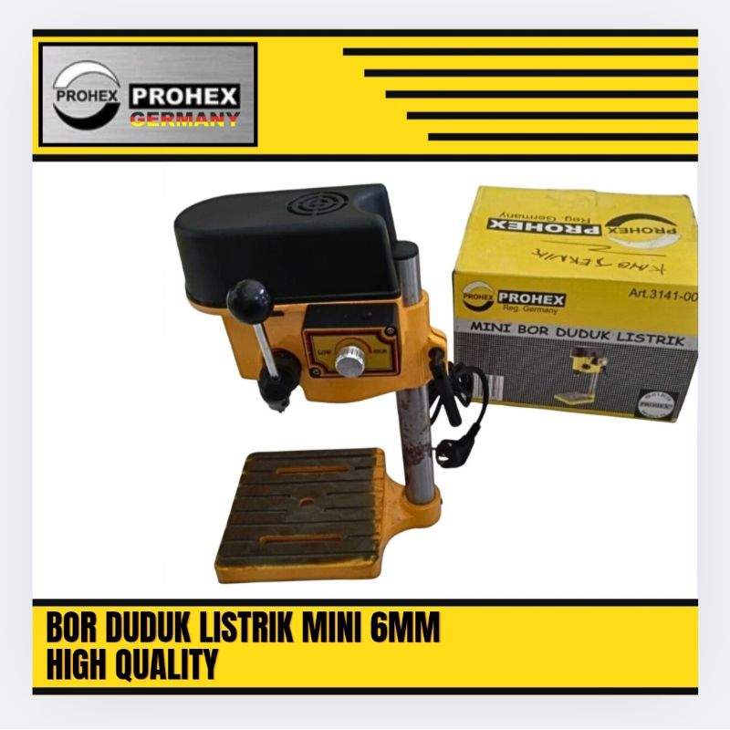Mesin Bor Duduk Mini 6mm Bench Drill Prohex