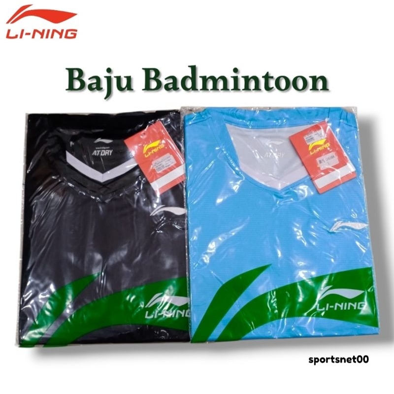 Baju Badminton Li - ning Import / Kaos Bulutangkis Lining 6578A Dewasa