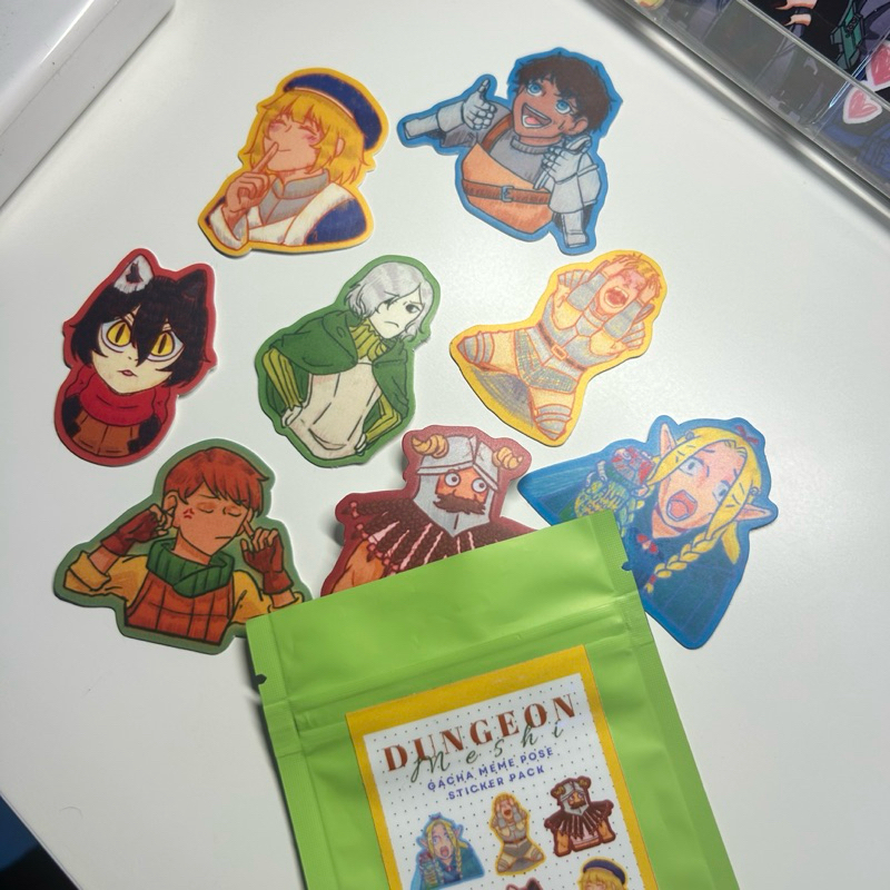 

CREARUFF STUDIO] Dungeon Meshi | Dunmeshi Meme Pose Sticker / stiker Gacha (⚠️Baca Deskripsi)