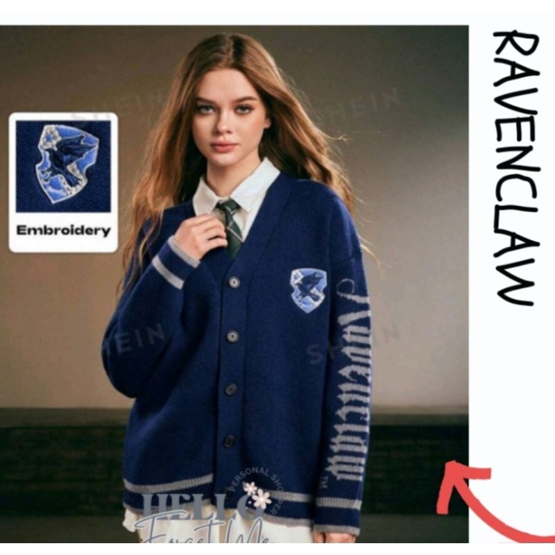 (PO HARRY POTTER X SHEIN) LOOSE CARDIGAN OVERSIZE/KNIT CARDIGAN (PO 8-9 AGUSTUS 2025)