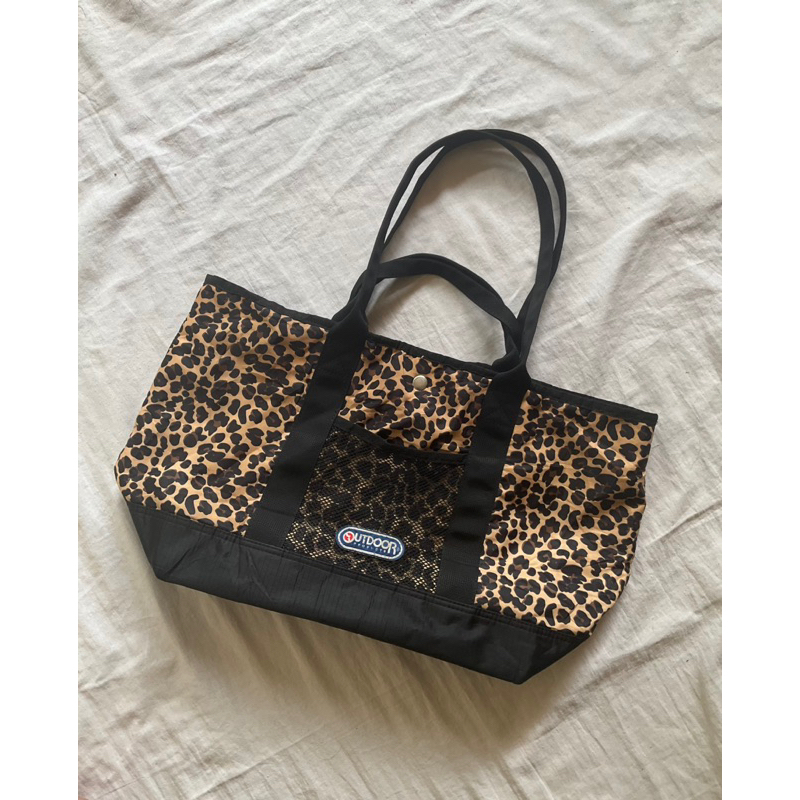 Outdoor Products Nylon Leopard ToteBag
