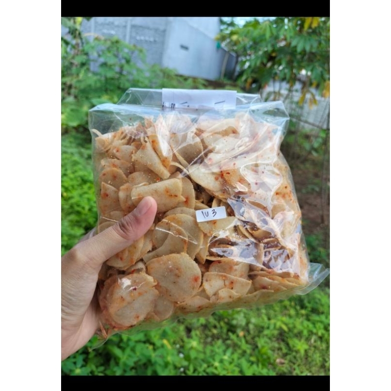 

Cemilan pedas kriuk / Molring pedas gurih