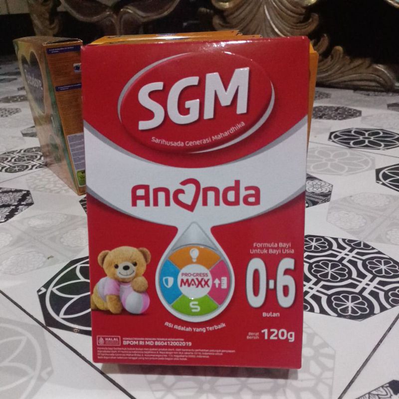 Susu Bayi SGM Ananda 0 sampai 6 bulan 120gram