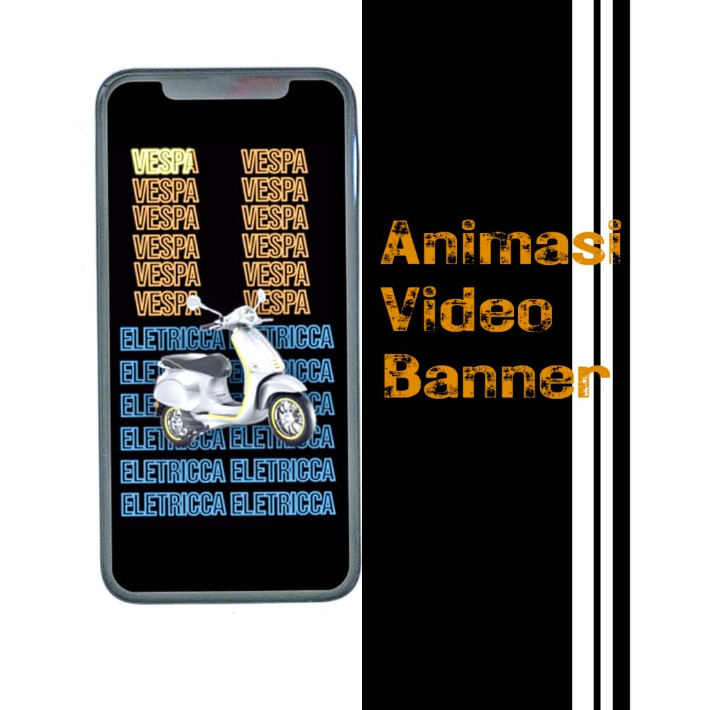 Animasi video banner shopee untuk dekorasi toko text motion grafis, digital banner