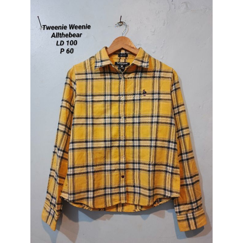 Kemeja kotak wanita Teenie Weenie