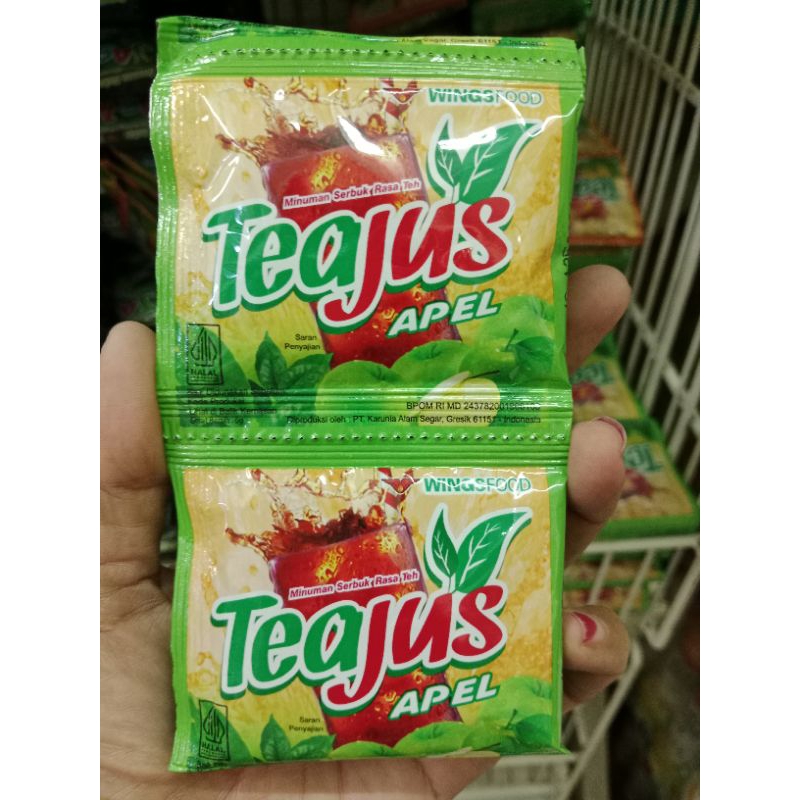 

TEAJUS RASA APEL 1 RENCENG ISI 10 SACHET