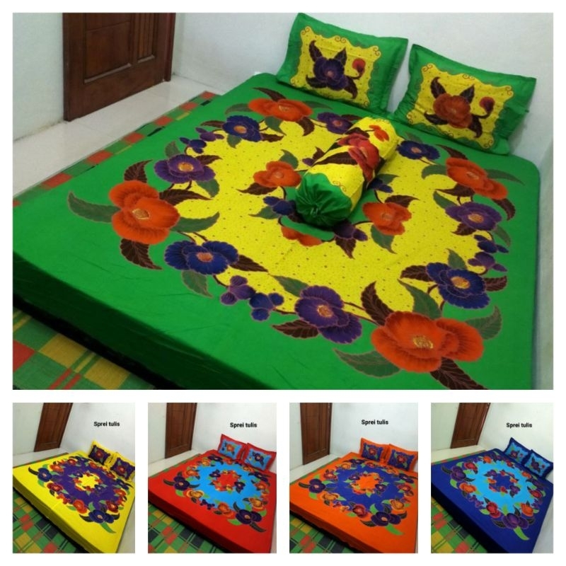 Sprei Batik Tulis Asli Pekalongan Ukuran 180x200