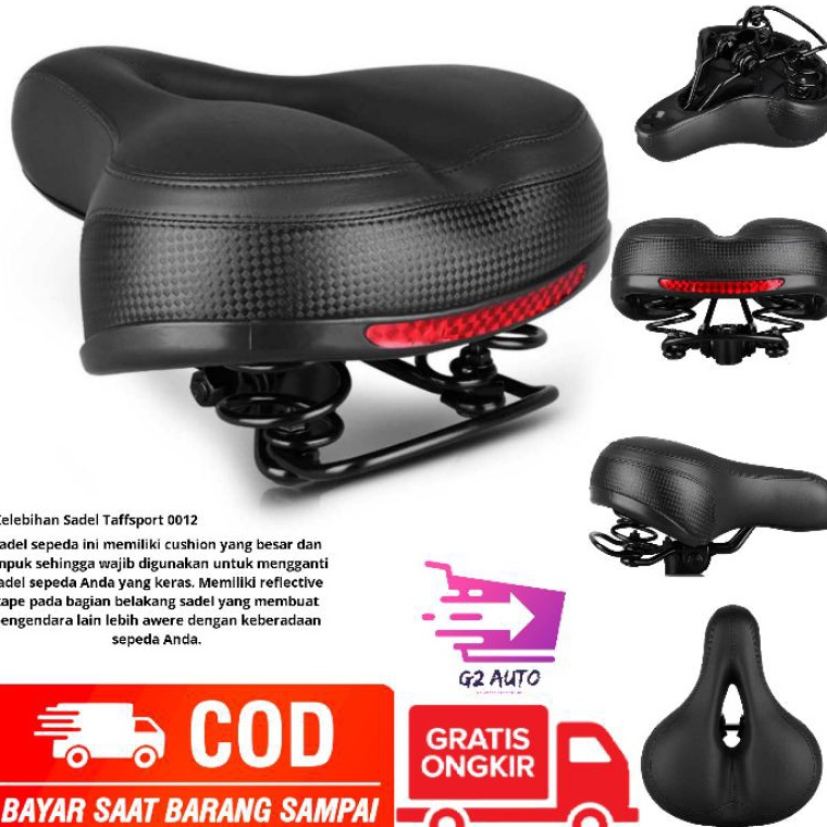 Paling Laris Sadel Sepeda Empuk Spring Shock Absorber  Jok Sepeda lipat  Sadel Sepeda Lipat  Sadel S