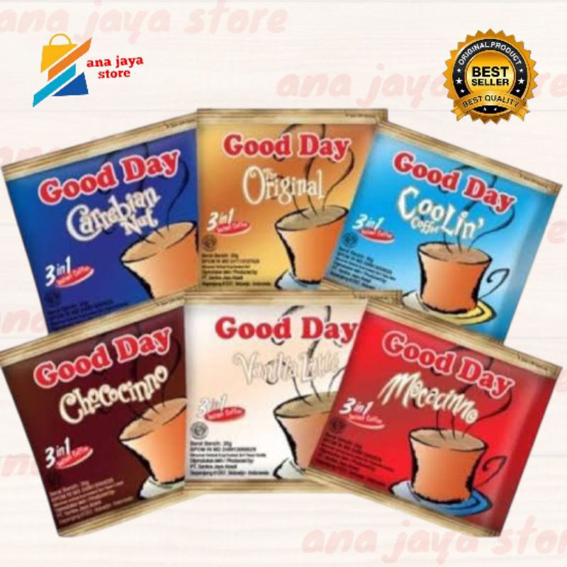 

Good day varian harga per renteng | Kopi good day 1 renteng isi 10 pcs