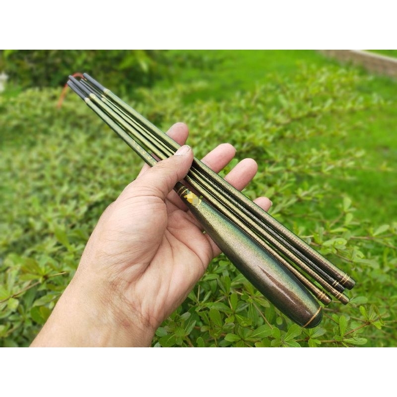 joran tanago, bahan karbon hollow, motif bunglon