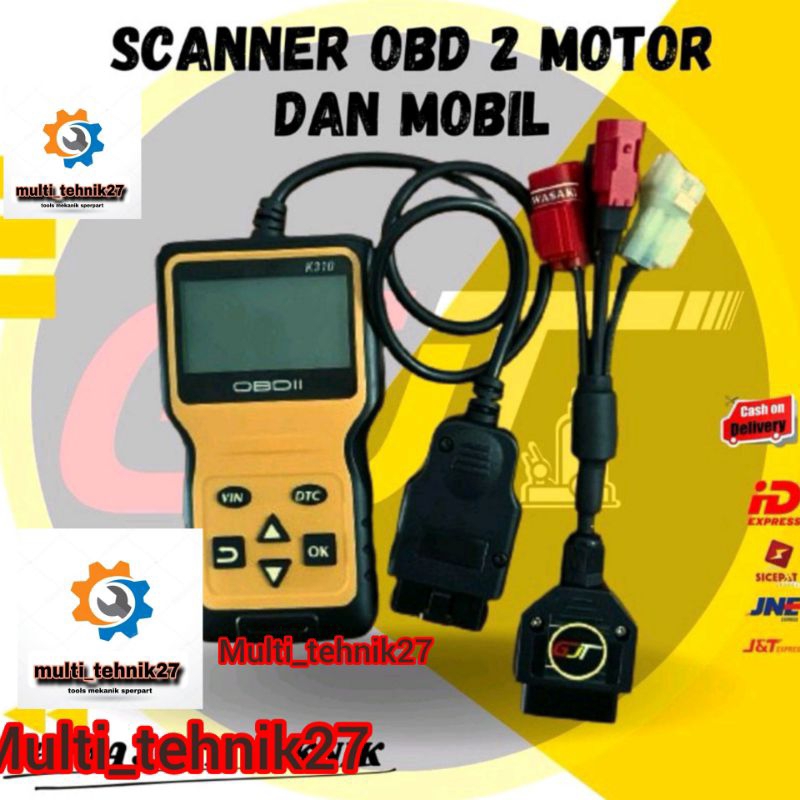 Scanner Motor Yamaha OBD II untuk motor OBD