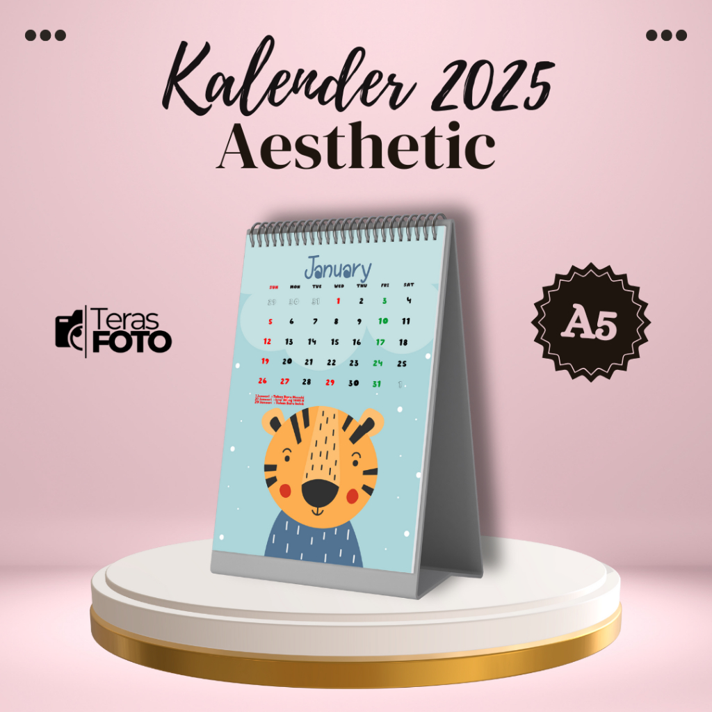 

KALENDER 2025 MOTIF AESTHETIC 18 / KALENDER ESTETIK/ KALENDER MEJA / KALENDER DINDING / KALENDER 2025 / Calendar 2025