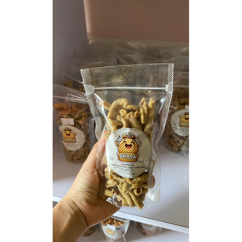 

Keripik Usus original dan pedas Gurihh Enak aqrfoody