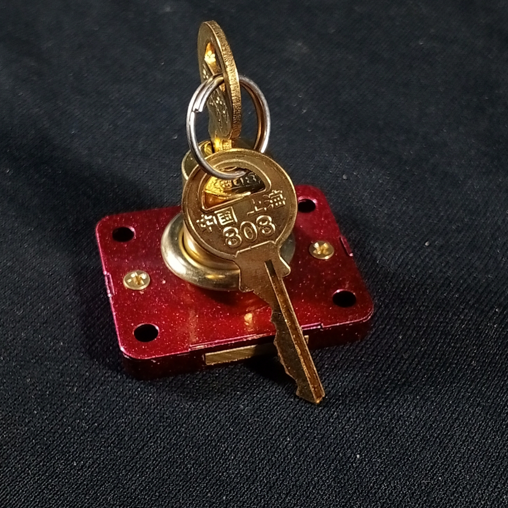 808 Kunci Laci Lemari Loker Kuningan Drawer Lock 16 MM