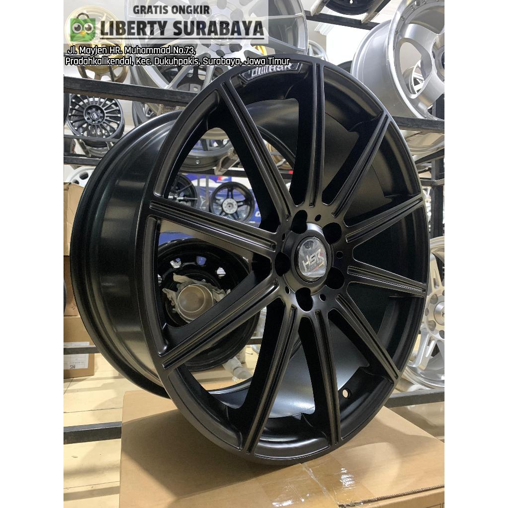 Velg Ring 18 Model AMG Pcd 5X112 Mobil Mercy Lebar Belang 8/9 - Black Series