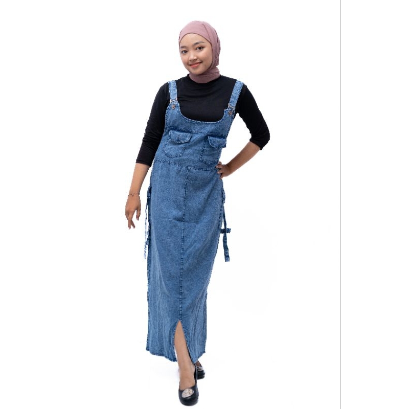 bumiilmulestari-BajuGamisKodokJeans-FashionWanita