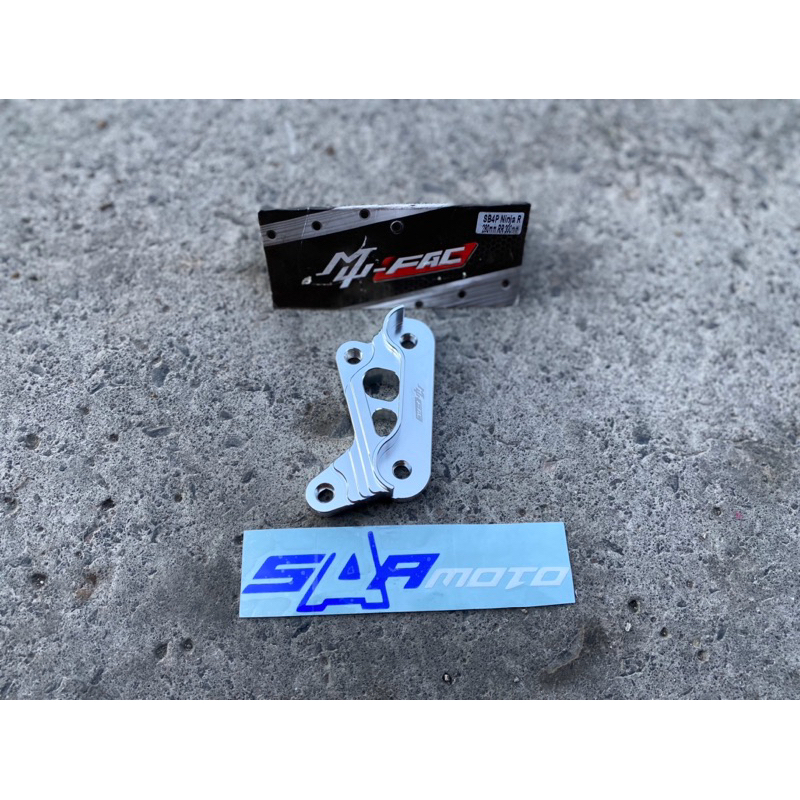 breket kaliper nissin samurai 4 piston pnp skok ninja r rr disk 280 300 breket kaliper nissin samura