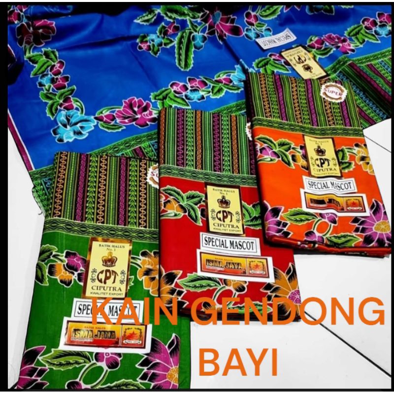 kain gendongan bayi spesial MASCOT BAHAN KATUN TIDAK LICIN selendang jarik gendongan bayi