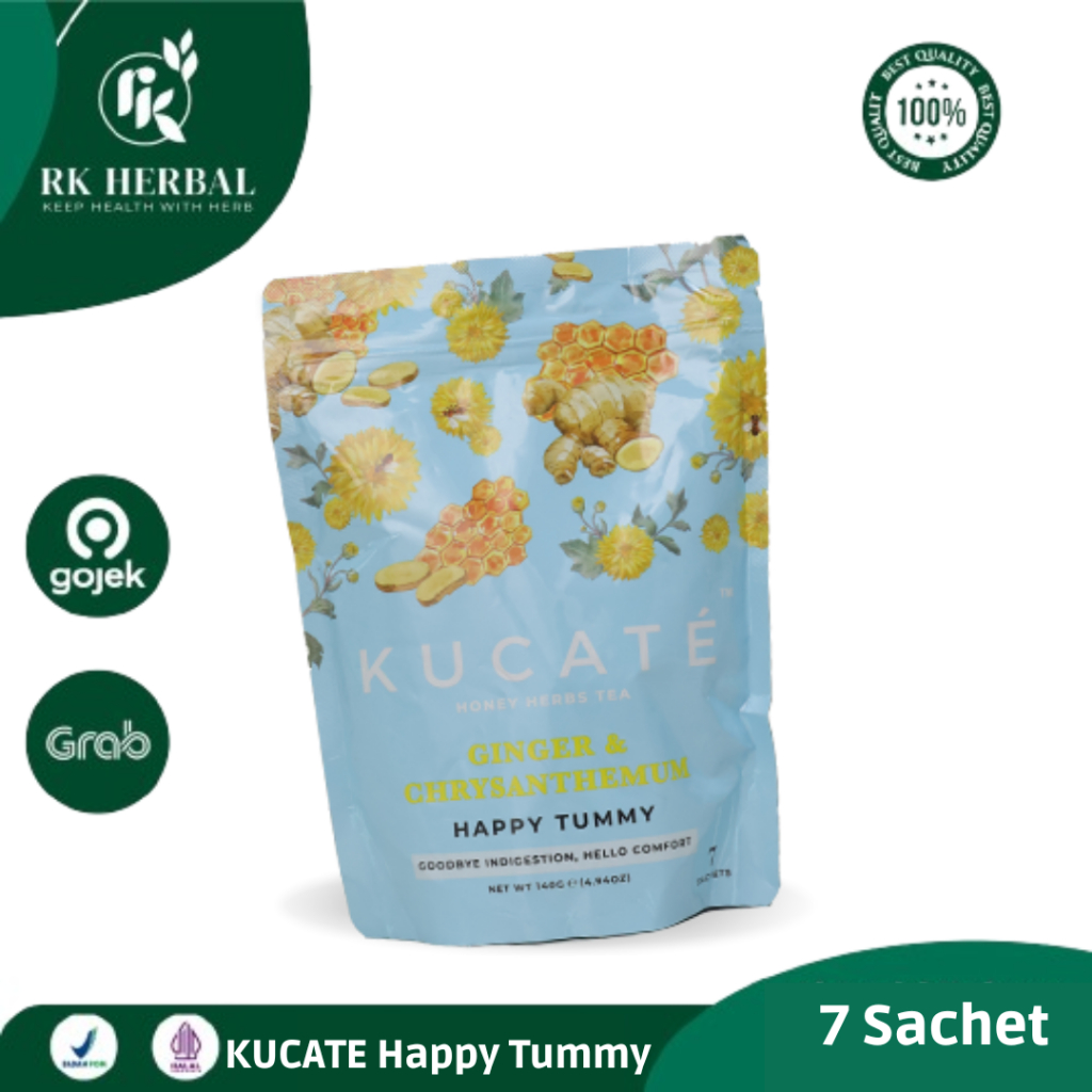 

kucate Happy Tummy - Tea Kesehatan Dengan ekstak bunga chrysanthemum 7 sache